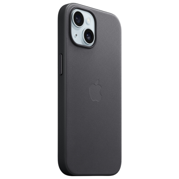 Husă pentru smartphone Apple iPhone 15 Plus Apple/ MagSafe Back/ FineWoven/ Black photo 2