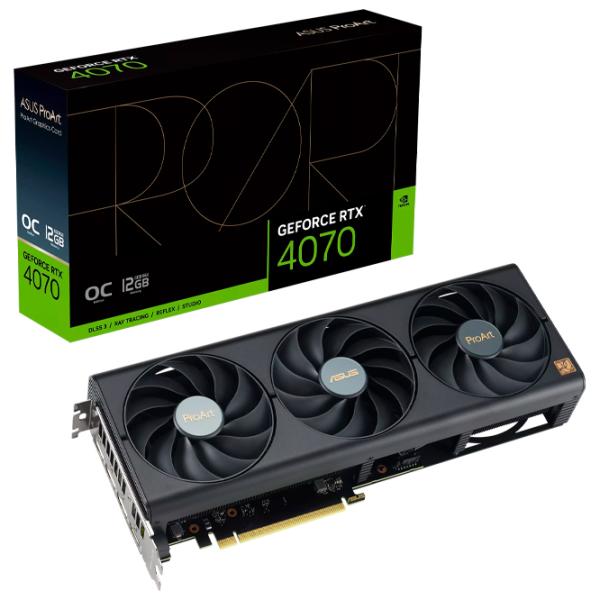 Placă video Asus GeForce RTX 4070 OC ProArt PCI Express 4.0 / 12 GB photo 7 Placă video Asus GeForce RTX 4070 OC ProArt PCI Express 4.0 / 12 GB photo 7