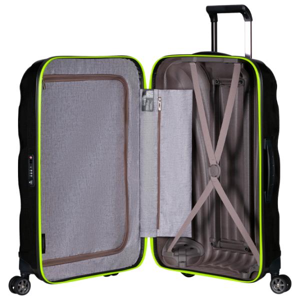 Чемодан Samsonite C-Lite 94л/ Лайм Черный photo 6 Чемодан Samsonite C-Lite 94л/ Лайм Черный photo 6