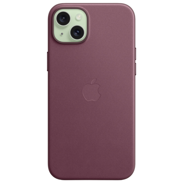 Чехол для смартфона Apple iPhone 15 Plus Apple/ MagSafe Back/ FineWoven/ Шелковица Cherry photo 2
