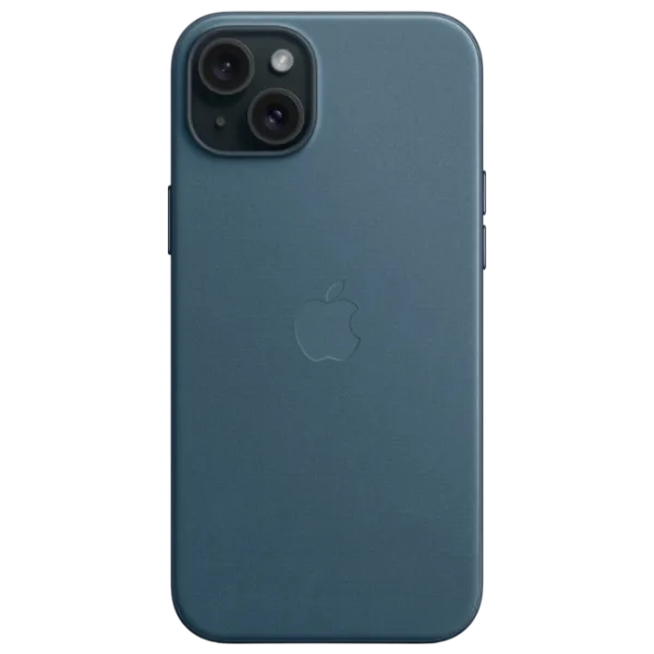 Husă pentru smartphone Apple iPhone 15 Plus Apple/ MagSafe Back/ FineWoven/ Pacific Blue photo 3