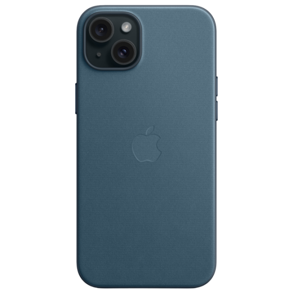 Husă pentru smartphone Apple iPhone 15 Plus Apple/ MagSafe Back/ FineWoven/ Pacific Blue photo 3