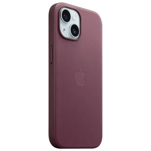Husă pentru smartphone Apple iPhone 15 Apple/ MagSafe Back/ FineWoven/ Mulberry Cherry photo 2 Husă pentru smartphone Apple iPhone 15 Apple/ MagSafe Back/ FineWoven/ Mulberry Cherry photo 2