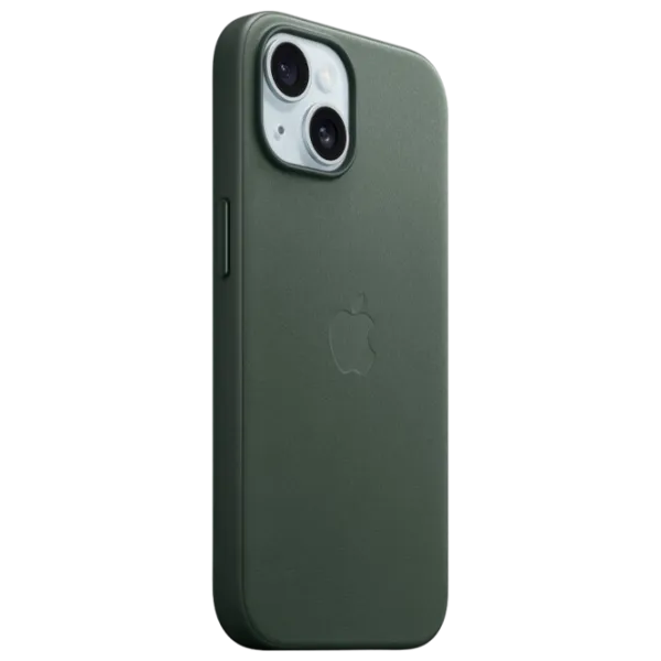 Husă pentru smartphone Apple iPhone 15 Apple/ MagSafe Back/ FineWoven/ Green photo 2 Husă pentru smartphone Apple iPhone 15 Apple/ MagSafe Back/ FineWoven/ Green photo 2