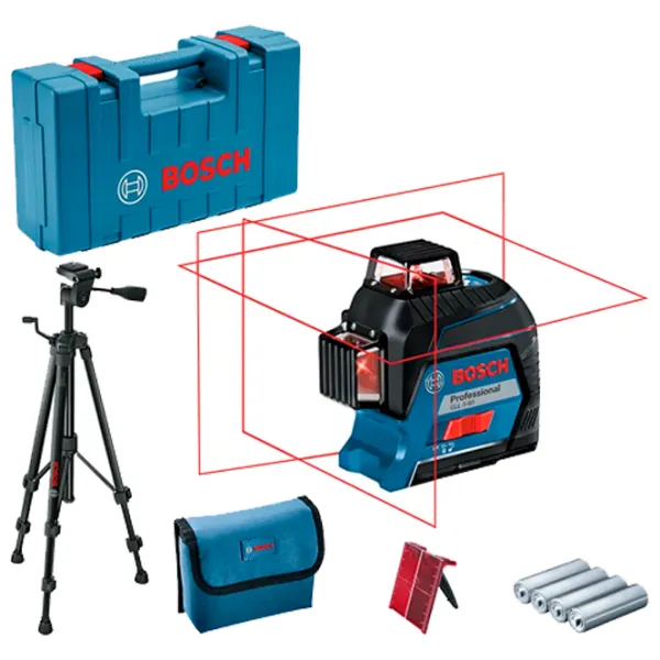 Лазерные уровни Bosch GLL 3-80 Аккумулятор photo 3