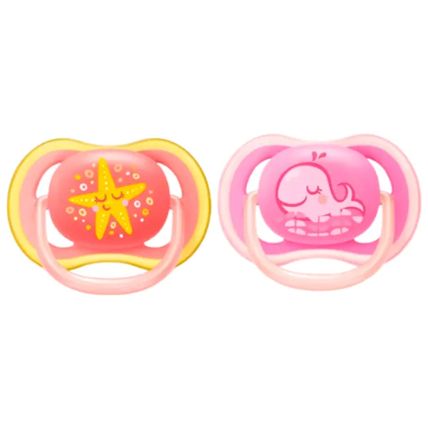 Соска круглая Philips Avent Ultra Air SCF085/ 04 для девочек/ 6 месяцев - 18 месяцев/ Силикон/ Разноцветный photo 2