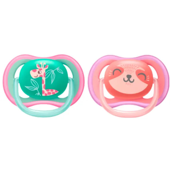 Соска круглая Philips Avent Ultra Air SCF349/ 12 для девочек/ 18 месяцев -/ Силикон/ Разноцветный photo 2