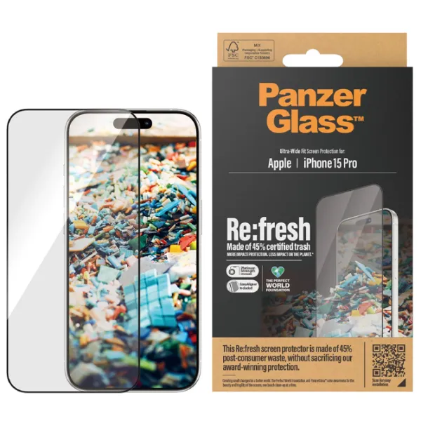 Sticlă de protecție Apple iPhone 15 Pro PanzerGlass / 2.5D photo 4