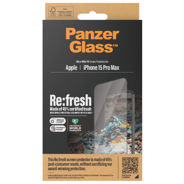 Sticlă de protecție Apple iPhone 15 Pro Max PanzerGlass / 2.5D photo 4