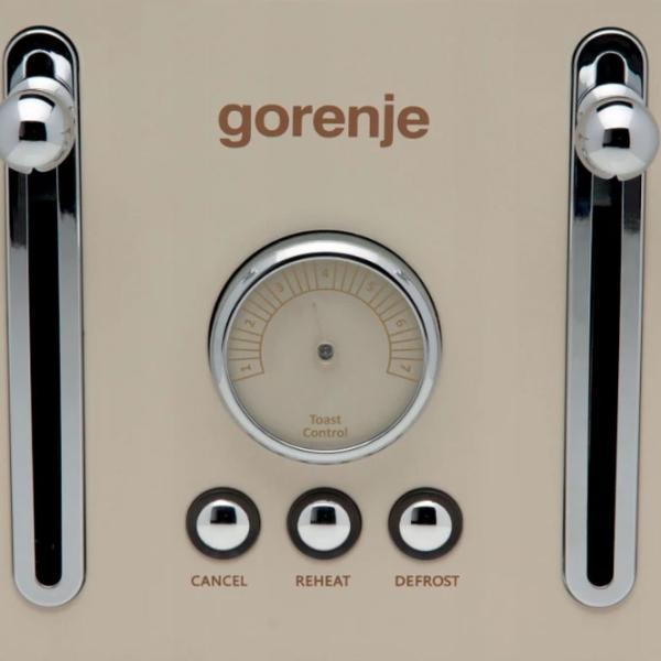 Toster Gorenje T2300CLIN Mecanic/ 1150 W/ Beige photo 2