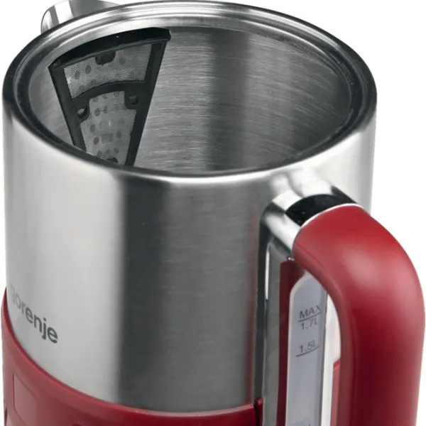 Электрочайник Gorenje K17FER 1.7л / Скрытый / Красный photo 4