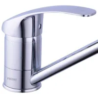 Смеситель для кухни Freddo SN2001 однорычажный/ поворотный/ Нержавеющая сталь/ Хром photo 3