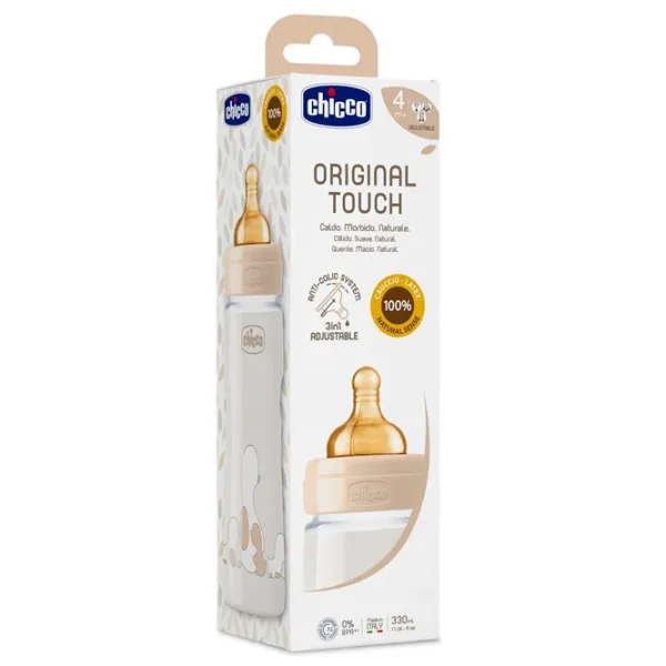 Biberon Chicco Original Touch Unisex/ 330 ml/ Transparent photo 2