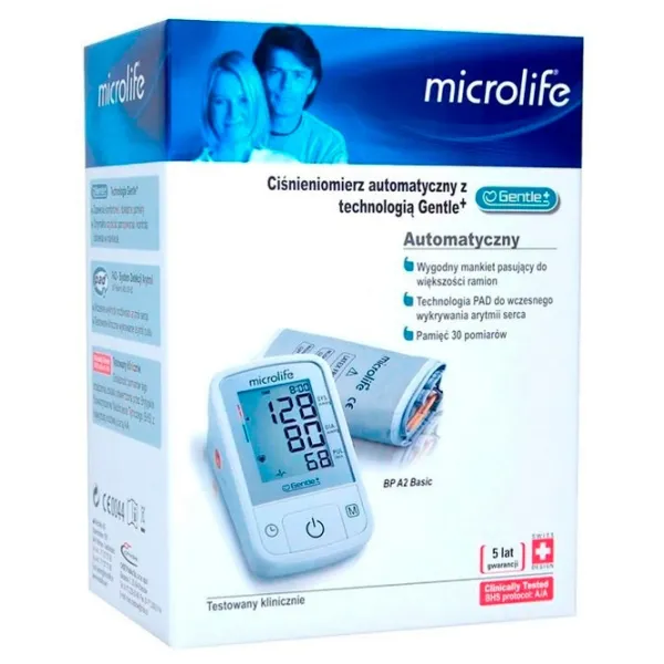 Тонометр Aвтоматический Microlife BP A2 Clasic 40 - 199 уд/ мин photo 4