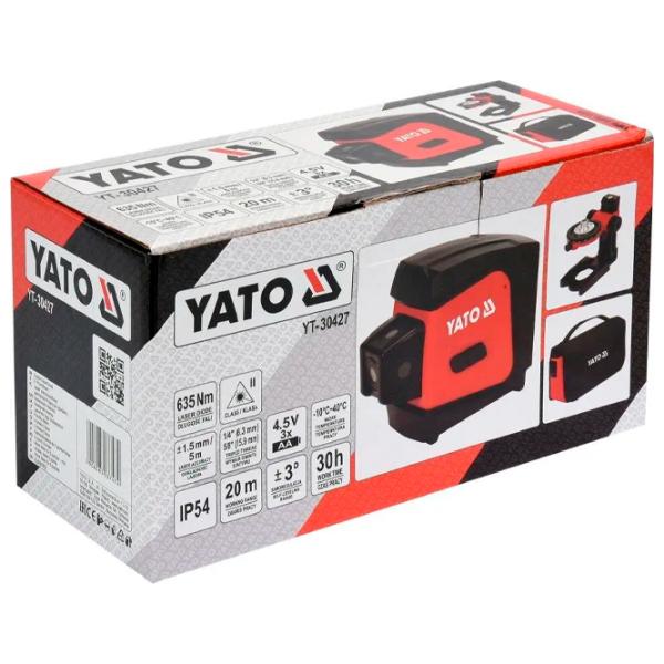 Лазерные уровни Yato 30427 Аккумулятор photo 5