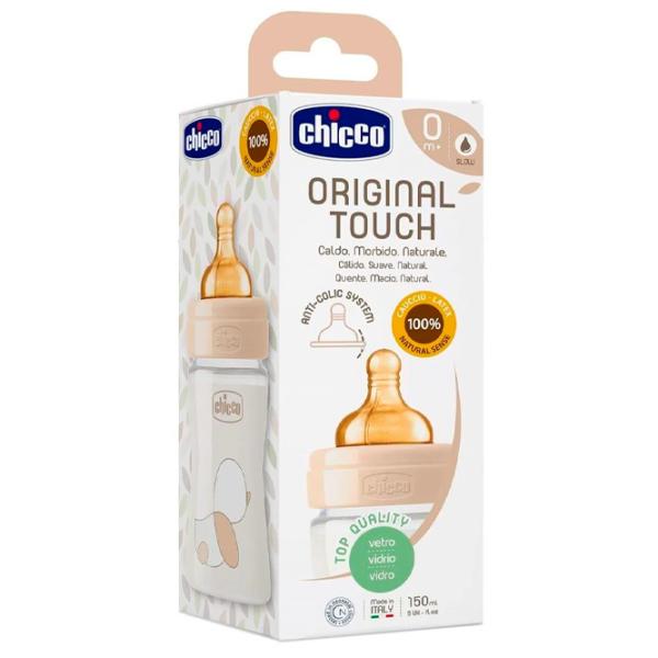 Бутылочка для кормления Chicco Original Touch 277103 Унисекс/ 150 мл/ Прозрачный photo 2