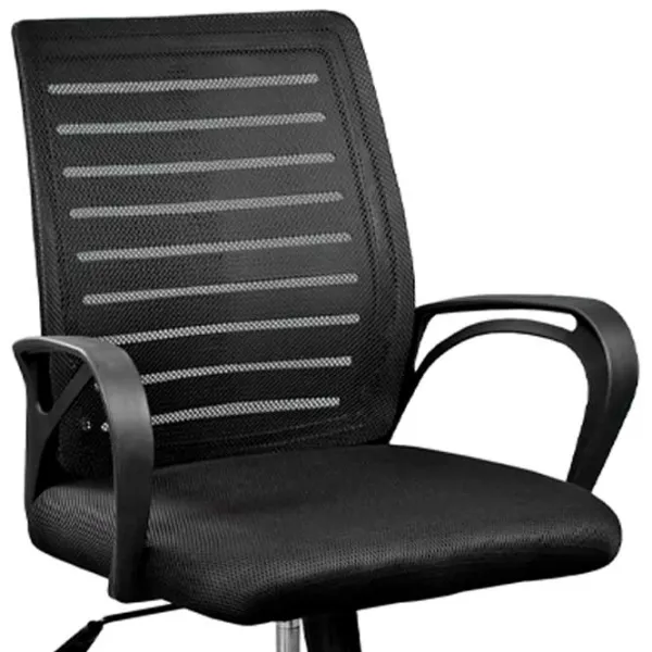 Fotoliu de birou DecoPrim Ergo Plasă acrilică/ Black photo 2 Fotoliu de birou DecoPrim Ergo Plasă acrilică/ Black photo 2
