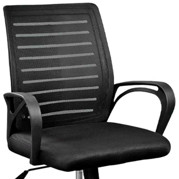 Fotoliu de birou DecoPrim Ergo Plasă acrilică/ Black photo 2 Fotoliu de birou DecoPrim Ergo Plasă acrilică/ Black photo 2