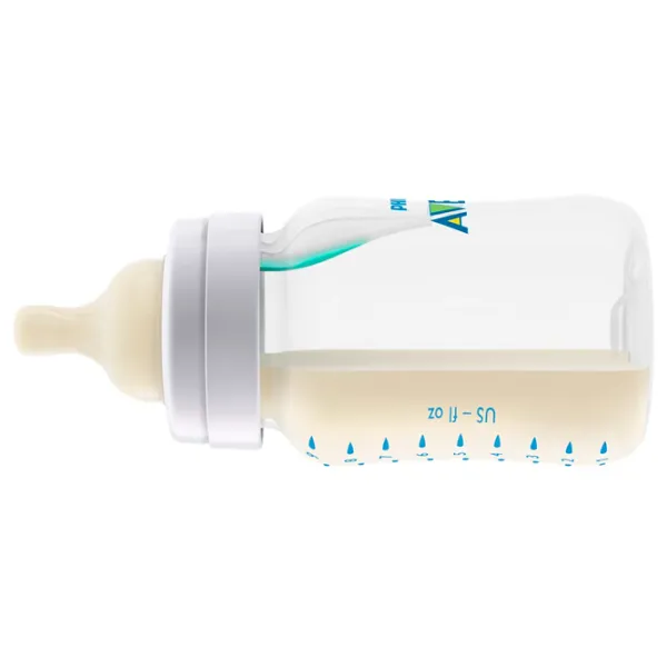 Бутылочка для кормления Philips Avent AirFree SCF813/ 14 Унисекс/ 260 мл/ Прозрачный photo 3 Бутылочка для кормления Philips Avent AirFree SCF813/ 14 Унисекс/ 260 мл/ Прозрачный photo 3