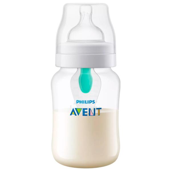 Бутылочка для кормления Philips Avent AirFree SCF813/ 14 Унисекс/ 260 мл/ Прозрачный photo 4 Бутылочка для кормления Philips Avent AirFree SCF813/ 14 Унисекс/ 260 мл/ Прозрачный photo 4