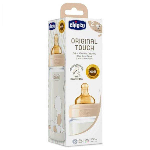 Biberon Chicco Original Touch 276243 Unisex/ 250 ml/ Transparent photo 2