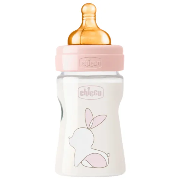 Biberon Chicco Original Touch 276101 pentru fetițe/ 150 ml/ Transparent photo 2