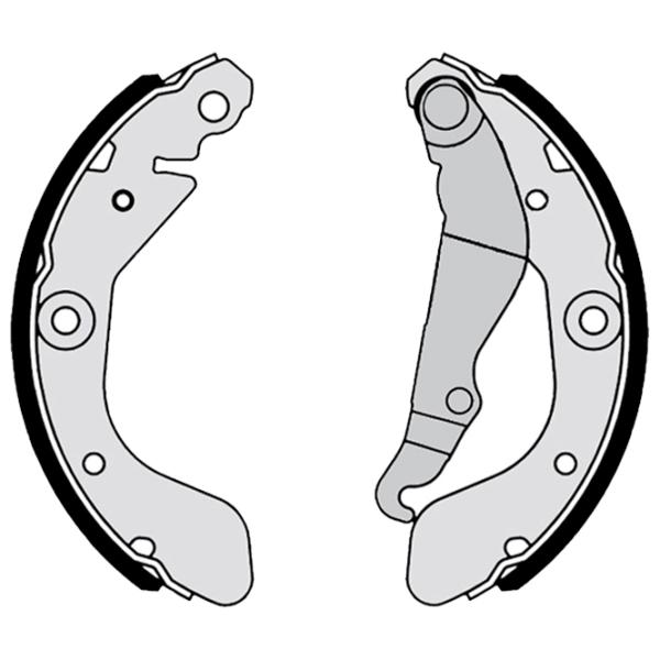 Тормозные колодки Brembo S 10 519 задние/ барабанные photo 2