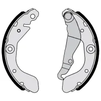Plăcuțe de frână Brembo S 10 519 spate/ tobă photo 2
