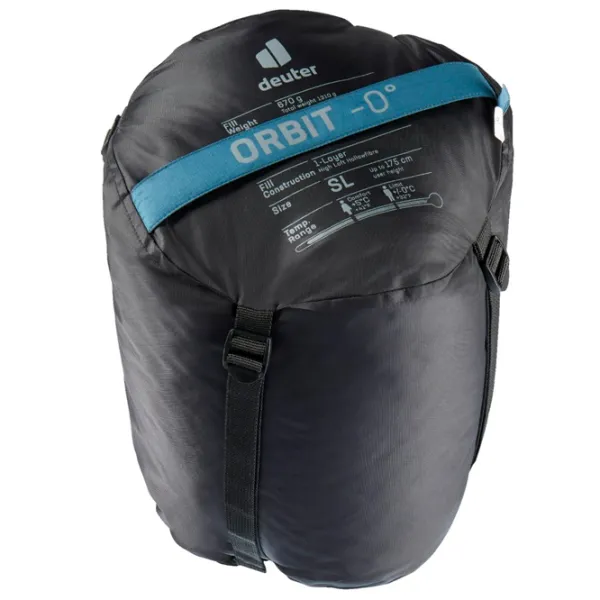 Sac de dormit Deuter Orbit SL Left Polyester/ Blue Artic photo 4 Sac de dormit Deuter Orbit SL Left Polyester/ Blue Artic photo 4