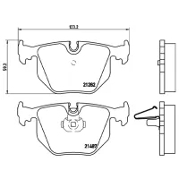 Plăcuțe de frână Brembo P 06 020 spate/ disk photo 4