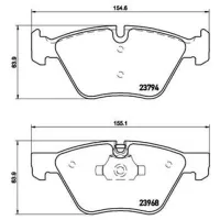 Plăcuțe de frână Brembo P 06 036 față/ disk photo 4