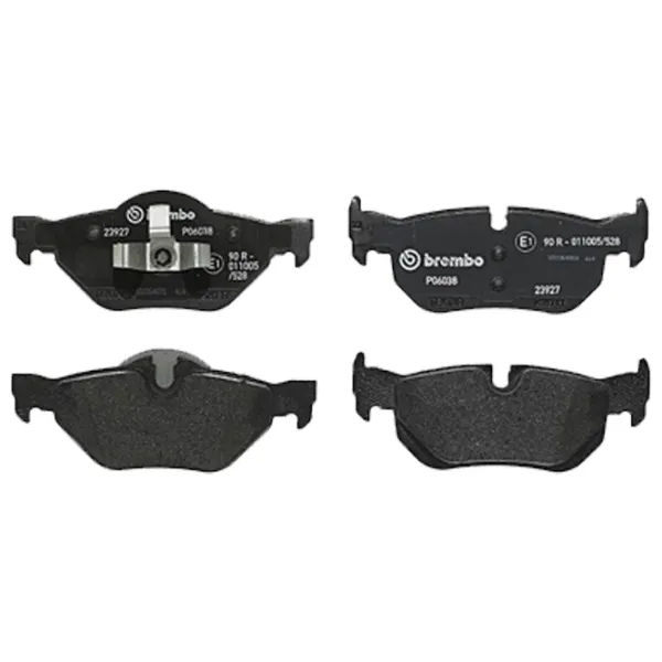 Тормозные колодки Brembo P 06 038 задние/ дисковые photo 2 Тормозные колодки Brembo P 06 038 задние/ дисковые photo 2