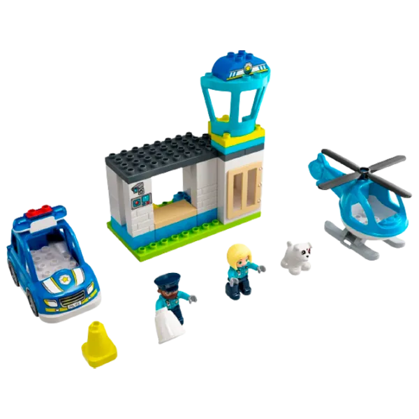 Конструктор LEGO Police Station & Helicopter Транспорт/ Разноцветный photo 2