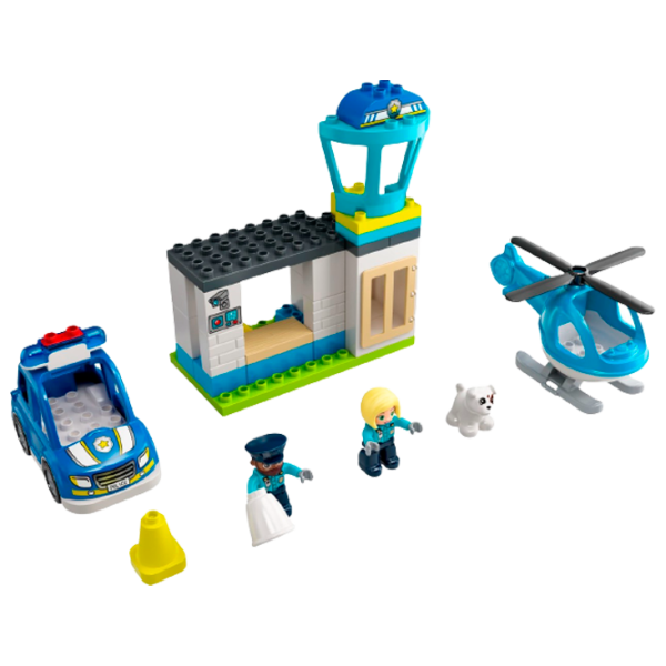 Конструктор LEGO Police Station & Helicopter Транспорт/ Разноцветный photo 2