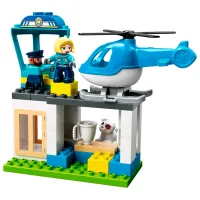 Constructor LEGO Police Station & Helicopter Transport/ Multicolor photo 3