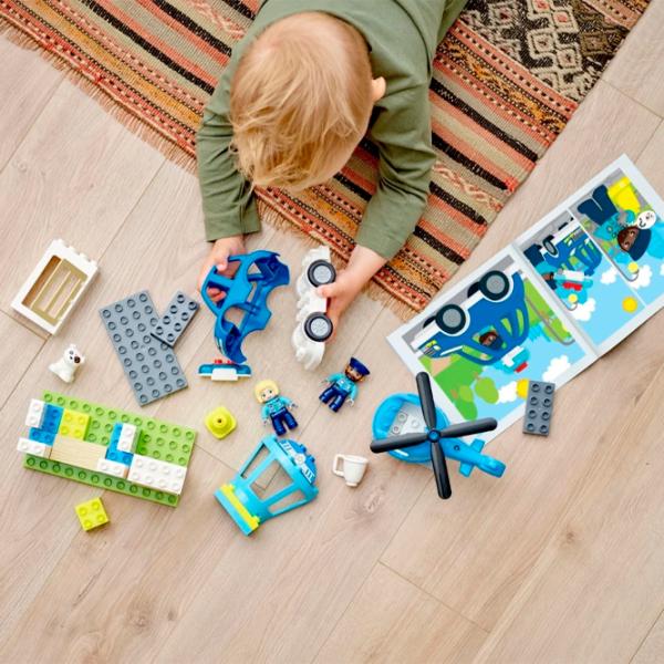 Конструктор LEGO Police Station & Helicopter Транспорт/ Разноцветный photo 7