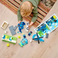 Constructor LEGO Police Station & Helicopter Transport/ Multicolor photo 7