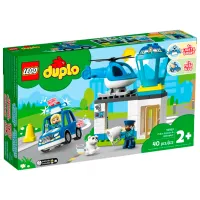 Constructor LEGO Police Station & Helicopter Transport/ Multicolor photo 8