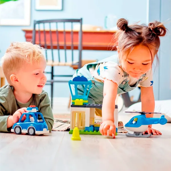 Конструктор LEGO Police Station & Helicopter Транспорт/ Разноцветный photo 9