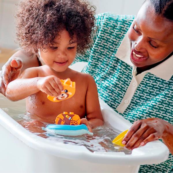 Конструктор LEGO Веселое времяпрепровождение в ванной: Плавающая панда Животные/ Разноцветный photo 5