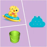 Constructor LEGO Bath Time Fun: Floating Animal Train Animale/ Multicolor photo 5