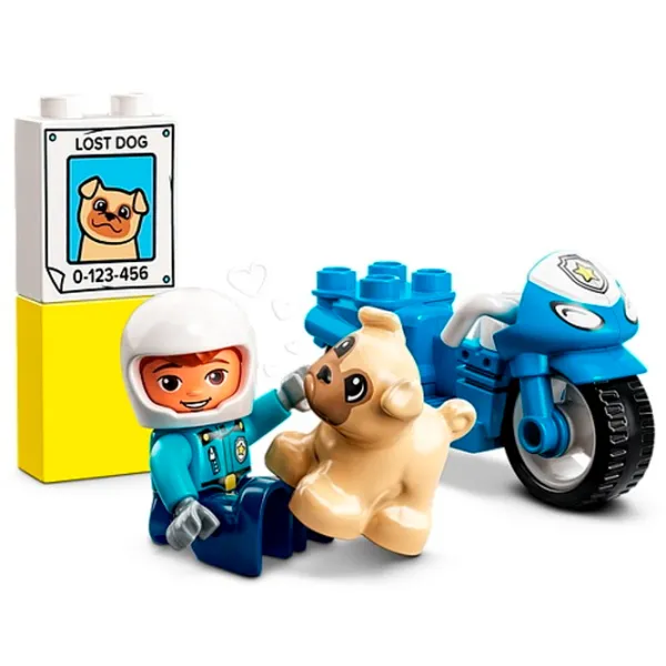 Constructor LEGO Police Motorcycle Motocicletă/ Multicolor photo 4