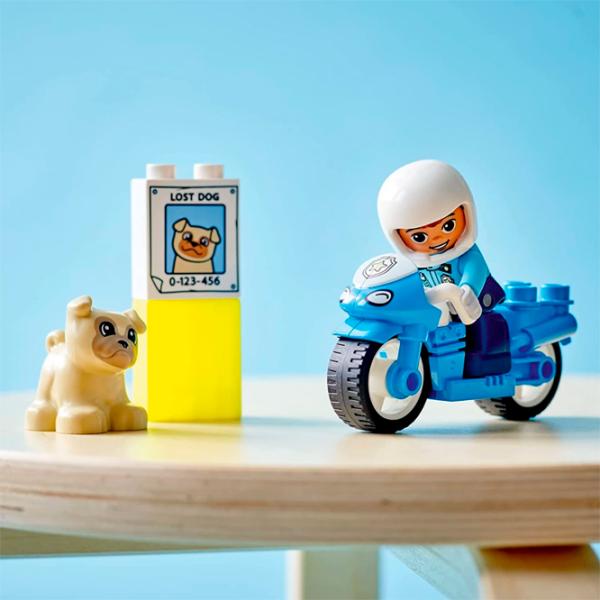 Constructor LEGO Police Motorcycle Motocicletă/ Multicolor photo 6