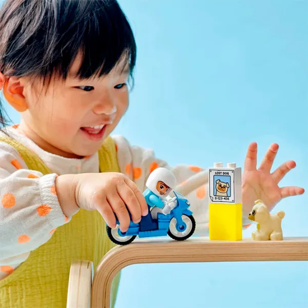 Constructor LEGO Police Motorcycle Motocicletă/ Multicolor photo 7