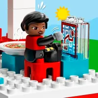 Constructor LEGO Fire Station & Helicopter Pompieri/ Multicolor photo 5
