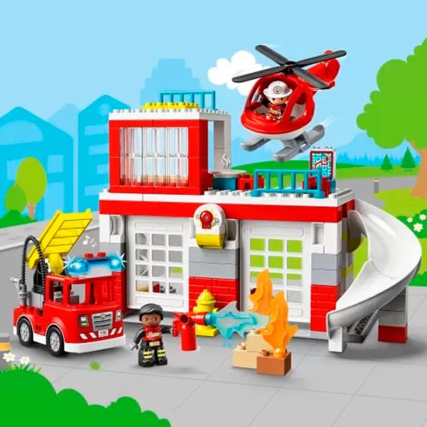 Конструктор LEGO Fire Station & Helicopter Пожарные/ Разноцветный photo 7