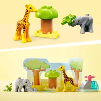 Constructor LEGO Wild Animals of Africa Animale/ Multicolor photo 3
