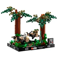 Constructor LEGO Lego Star Wars: Endor Speeder Chase Diorama Scenă din film/ Multicolor photo 2