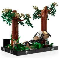 Constructor LEGO Lego Star Wars: Endor Speeder Chase Diorama Scenă din film/ Multicolor photo 3