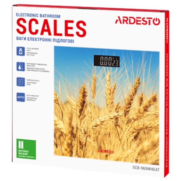 Cântar de podea Ardesto SCB-965WHEAT 150 kg/ Multicolor photo 5